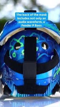 First Time Seeing My Custom Painted Goalie Mask