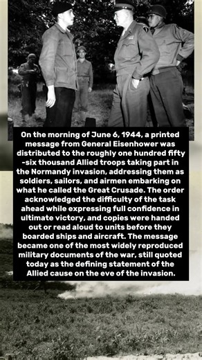 What Eisenhower Told 156,000 Men Just Hours Before They Stormed The Beaches