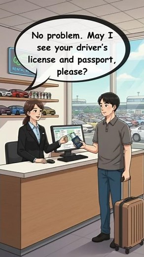 🚘 Booking a Rental Car at the Airport | English Conversation for Beginners