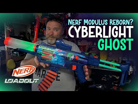 Nerf Modulus is back? Light-up Cyberlight Ghost Loadout Series Review