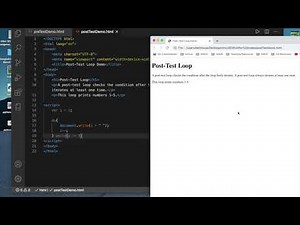 IntroJS03 - Pre-Test and Post-Test Loop Demo