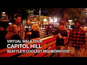 [Street Walk Tour] Capitol Hill, Seattle's Coolest Nighborhood[4K]