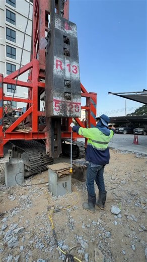 ทดสอบเสาเข็ม โดยวิธี Dynamic Load Testing (DLT) | บริษัท ทัพโยธา96 จำกัด