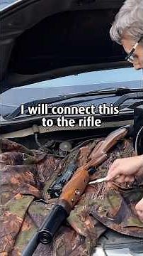 The BSA Compressor. Fill your air rifle from your car battery.