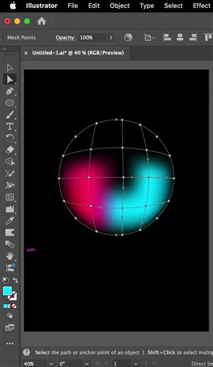 Gradient With Mesh in Adobe Illustrator