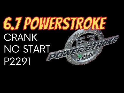 6.7 Powerstroke Diagnosing No Start Bad CP4?