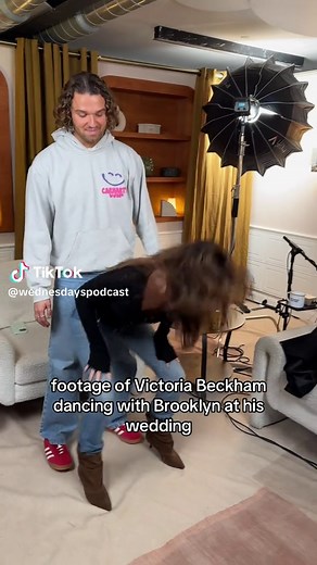 Victoria Beckham Dances with Brooklyn at His Wedding