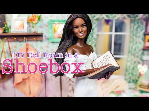 Easy DIY Doll Room from a Shoe Box: Cute and Creative