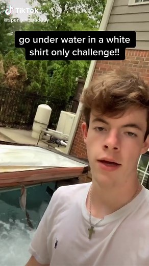 White Shirt Only Underwater Challenge
