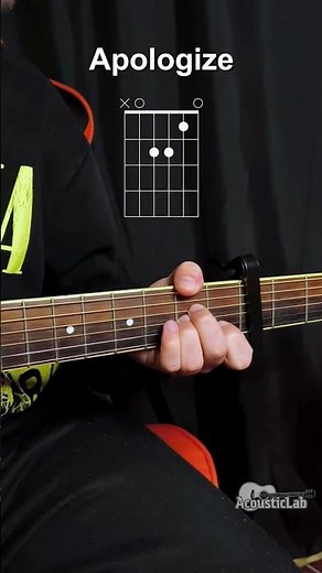 One Republic - Apologize - Guitar Chords🎸 #guitartutorial #guitarlesson #guitarchords #apologize