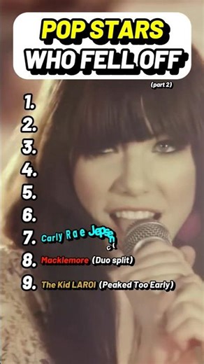 9 Pop Stars Who "Fell Off" - Part 2 (Where Are They Now?)