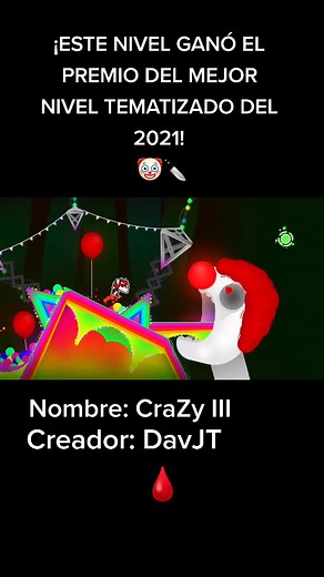 Niveles de Geometry Dash: El payaso Crazy III