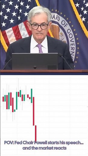 POV: Fed Chair Powell Starts Speaking... and the Market Reacts 📉