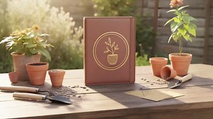 Seed Storage Organizer Binder – Holds 100 Seed Packets, Seed Packet Organizer Book w/Side Loading Sleeves, 4 Kraft Paper Dividers, Extra Pockets, 10 Blank Envelopes, Gift for Garden Enthusiasts.