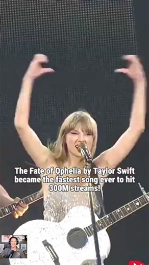 The Fate of Ophelia By Taylor Swift Made History Again! #taylorswift #viral #trending #shortvideo