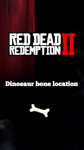Dinosaur Bones Location 1 #reddeadredemption #reddeadredemption2