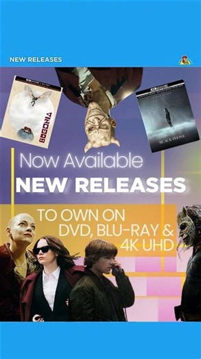 New Film Releases now available on DVD, Blu-Ray & 4K UHD at Sunrise Records 🐓💿 (As of Tuesday, December 23rd, 2025) • "Bugonia" (DVD, Blu-Ray, 4K UHD & 4K UHD Steelbook) • "Black Phone 2" (DVD, Blu-Ray, 4K UHD & 4K UHD Steelbook) Be sure to check your local Sunrise Records every Tuesday for new visual releases! #Film #Movie #NewReleases #Horror | Sunrise Records