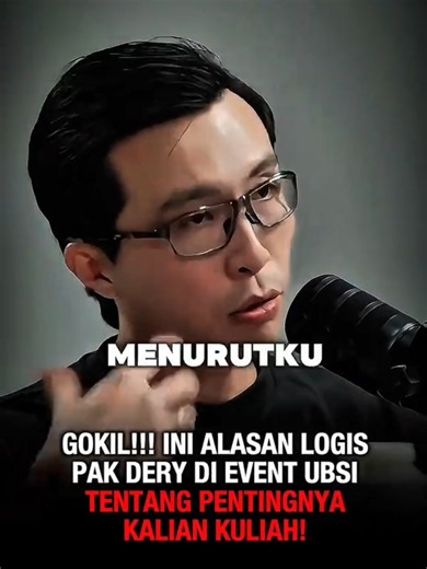 Alasan Logis Pak Dery: Pentingnya Kuliah di Universitas BSI