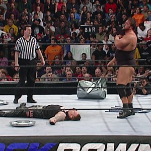 Relive Undertaker and Big Show’s WILD brawl for the WWE Hardcore Title from WWE SmackDown in 2003! | WWE