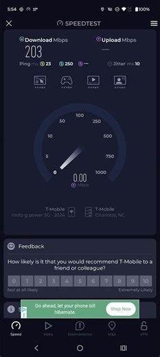 T-Mobile Home Internet Speed Test
