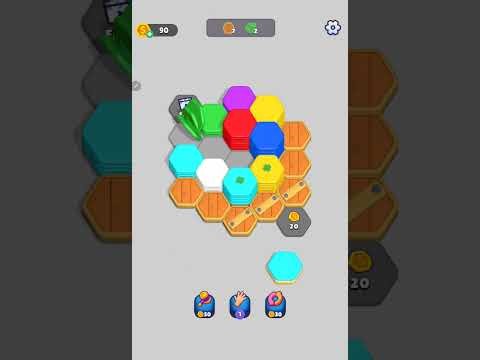 “Hexa Sort Level 99 : Easy Start – Let’s Sort & Win! 🟦🟩🟧”#gaming