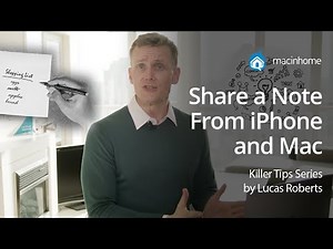 How to Share a Note From the Notes app on iPhone and Mac
