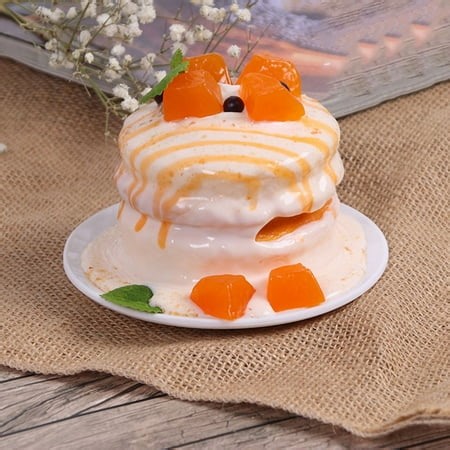 Simulation cake dessert model fake bread cake fruit snack display food props - Walmart.ca