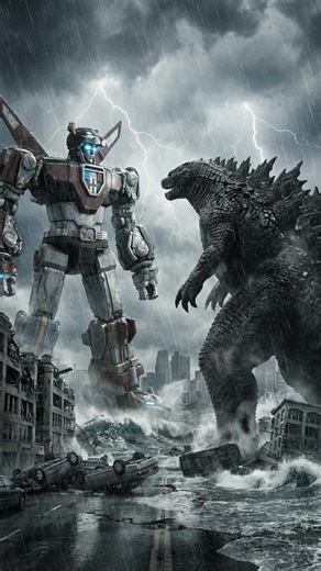Multiverse Mayhem on Instagram: "A cosmic defender clashes with the king of monsters. Godzilla vs Voltron — who wins this legendary showdown? ⚡🔥🦖🤖 #Godzilla #Voltron #GodzillaVSVoltron #monsterverse #kingofmonsters"