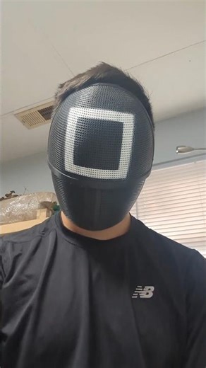 Square guard mask #cosplay #squidgame #makerworld #x1carbon #3dprinting