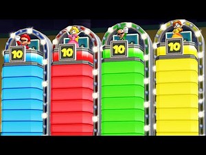 Mario Party 9 - Minigames - Mario vs Peach vs Luigi vs Daisy (Master Difficulty)