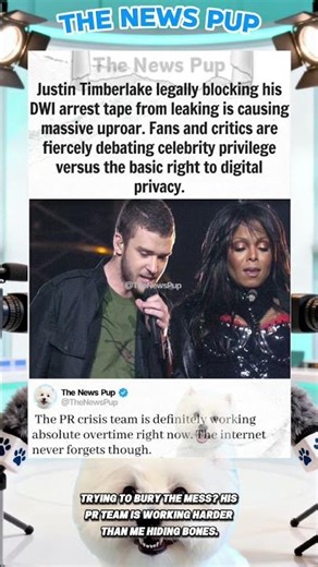 The truth behind Justin Timberlake's blocked tape... #celebritynews #story