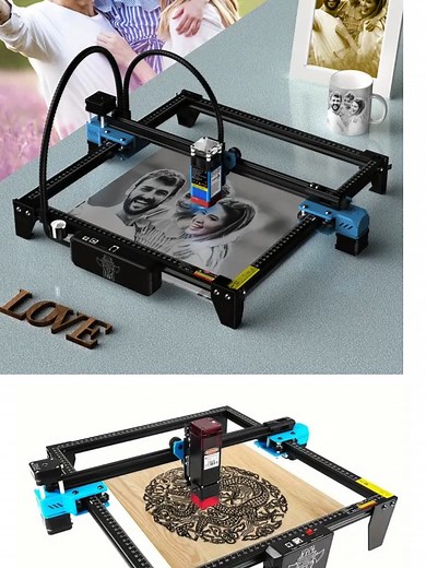 Laser Engraving Machine-Unleash Your Creativity Transform your ideas into reality with the Two Trees TTS-55 Laser Engraver, a cutting-edge machine that takes craftsmanship to new heights! Equipped with a powerful 32-bit motherboard, this laser engraving machine is designed to cut plywood, engrave wood, and create intricate designs on aluminum. With an engraving area of 300x300mm, the possibilities are limitless. Whether you're a DIY enthusiast or a professional artist, this precision tool opens 