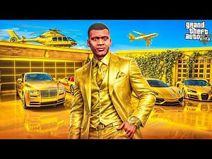 FRANKLIN BECOME GOLDEN BILLIONAIRE IN GTA 5