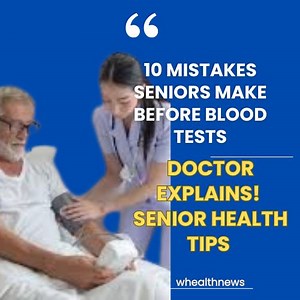 26K views · 321 reactions | 10 MISTAKES Seniors Make Before Blood Tests — Doctor Explains! Senior Health Tips | Wealthnews | Facebook