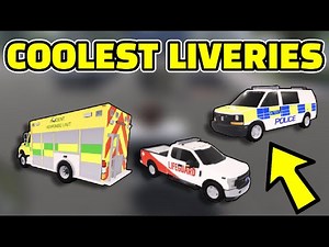COOLEST LIVERIES IN ERLC⎜Emergency Response Liberty County (ROBLOX) Part 3