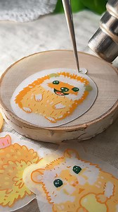 2.2M views · 47K reactions | My 3 favorite meme animals from Pinterest  plus a few buttons!The template is available on Patreon, link in bio Shrink plastic is also linked in bio #shrinkplastic #handmade #keychain #shrinkydinks | Lavila Jewerly | Facebook