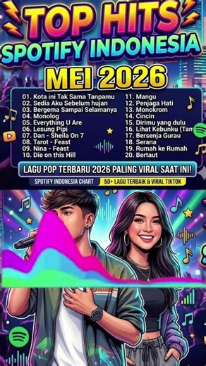 Kumpulan Lagu Spotify Indonesia 2026#ShortsMusik#FullAlbum#spotify2026