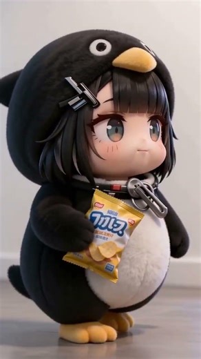 Gugu Gaga Funny Cute overweight || #gugugaga #cute #chibi #animation #penguin #anime