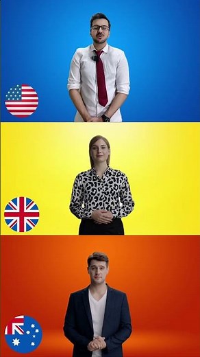American 🇺🇸 vs British 🇬🇧 vs Australian 🇦🇺 English