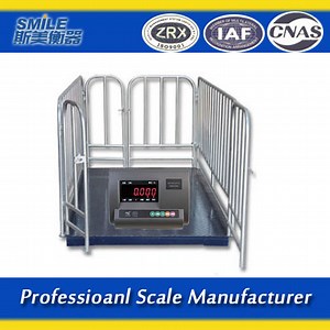[Hot Item] Factory Price Animal Scale 300kgs 500kgs 2000kgs Cattle Pig Livestock Weighing Scale 1.5X1.5m 2X3m