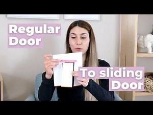 How to Turn a Regular Door into a Sliding Door 🤩 (Step-by-Step Guide)