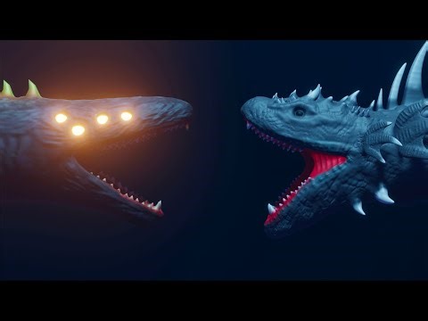 Scp 1548 vs jormurgandr | sea monsters animation part 5
