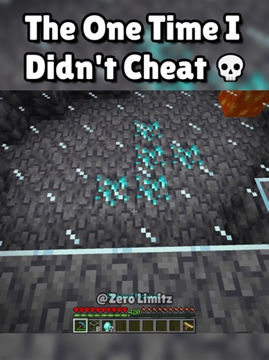 The One Time I Didn't Cheat in Minecraft
