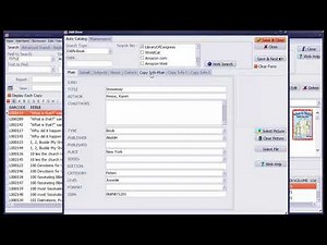Add book data manually. How to type in a new item into your library catalog?