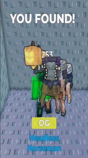 How to get Headless Horseman🦈Find the Brainrot ☺️Roblox