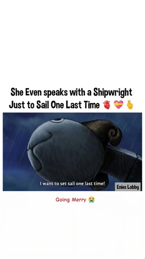 Going Merry Last Sail made us Cry 😭💝 #goingmerry #onepiece #enieslobby #luffy #strawhatspirates