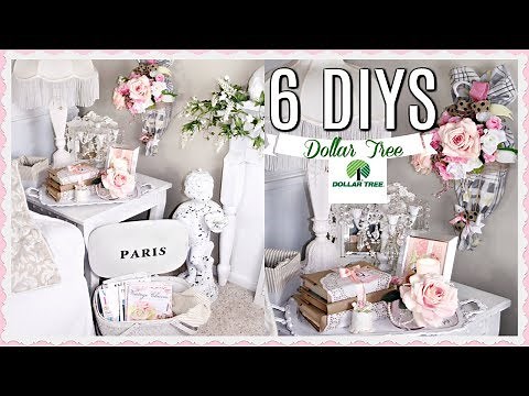 💖6 DIY DOLLAR TREE FRENCH CHIC DECOR CRAFTS /GLAM/ BRIDAL 💖 Olivia's Romantic Home DIYS