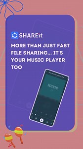 Enjoy your favorite songs inside SHAREit’s Music Player! 🎶 No need for extra apps. | SHAREit