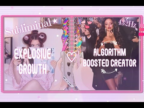 Viral Creator Energy! ★ explosive growth subliminal [listen while you work]