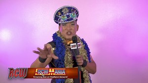 "El Mamacito" Ann Dromeda thanks her RCW: Mania sponsor, Honors member Carl Belcher, for the support and generosity! | RCW - River City Wrestling